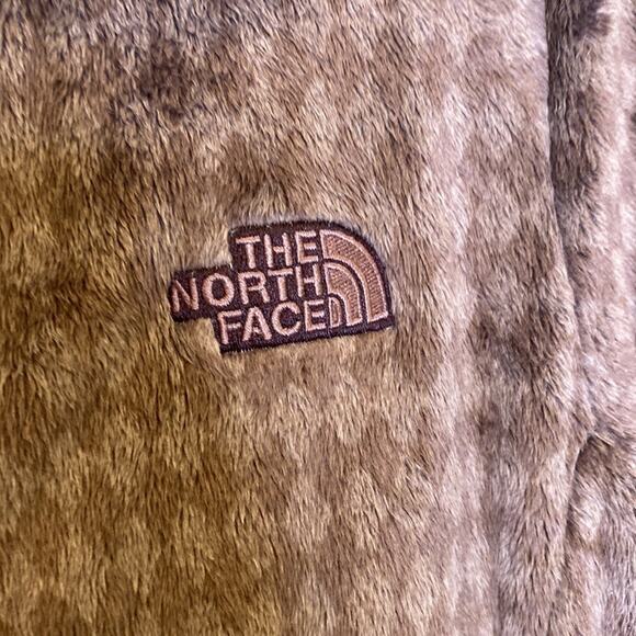 The North Face Long Sleeve Fleece Jacket Zipper Closure Diamond Pattern EUC Sz M - Picture 4 of 13